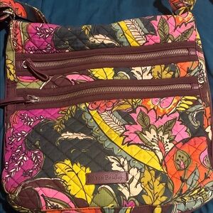 Vera Bradley Floral Quilted Backpack - Pink, Yellow, Green